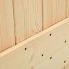 Posuvné dveře s kováním 70 x 210 cm masivní borové dřevo 3203136