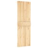 Posuvné dveře s kováním 70 x 210 cm masivní borové dřevo 3203230