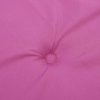 Podušky na zahradní židli 4 ks růžové 40x40x4 cm textil 361027