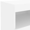 Noční stolky s LED osvětlením 2 ks bílé 50 x 40 x 45 cm 836764