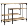 Konzolový stolek s policemi dub sonoma 100 x 35 x 75 cm 837788