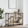 Konzolový stolek s policemi dub sonoma 100 x 35 x 75 cm 837788