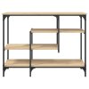 Konzolový stolek s policemi dub sonoma 100 x 35 x 75 cm 837788