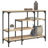 Konzolový stolek s policemi dub sonoma 100 x 35 x 75 cm 837788