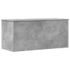 Úložný regál betonově šedý 100 x 42 x 46 cm kompozitní dřevo 840663