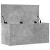 Úložný regál betonově šedý 100 x 42 x 46 cm kompozitní dřevo 840663