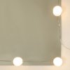 LED toaletní stolek se 2 skříňkami dub sonoma kompozitní dřevo 3082029