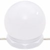 LED toaletní stolek se 2 skříňkami dub sonoma kompozitní dřevo 3082029