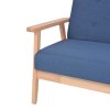 Křeslo modré textil 244654