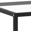 Konferenční stolek černý s tvrzeným sklem 100 x 50 x 35 cm 322879