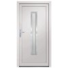 Vchodové dveře bílé 98 x 208 cm PVC 3187888