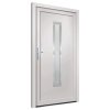 Vchodové dveře bílé 98 x 208 cm PVC 3187888