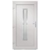 Vchodové dveře bílé 98 x 208 cm PVC 3187888
