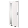 Vchodové dveře bílé 98 x 208 cm PVC 3157098