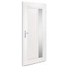 Vchodové dveře bílé 98 x 208 cm PVC 3157098