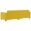 Válenda žlutá 80 x 200 cm samet 354056