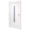 Vchodové dveře bílé 108 x 208 cm PVC 3157078