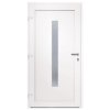 Vchodové dveře bílé 108 x 208 cm PVC 3157078