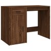 Psací stůl hnědý dub 100 x 49 x 75 cm kompozitní dřevo 816791