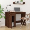 Psací stůl hnědý dub 100 x 49 x 75 cm kompozitní dřevo 816791