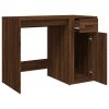Psací stůl hnědý dub 100 x 49 x 75 cm kompozitní dřevo 816791