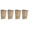 Budka pro netopýry 4 ks 22 x 12 x 34 cm dřevěná 276009