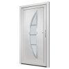Vchodové dveře bílé 98 x 208 cm PVC 3187870