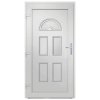 Vchodové dveře bílé 110 x 210 cm PVC 3187914