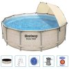 Bestway Bazén Power Steel s příslušenstvím a stříškou 396 x 107 cm 3202571
