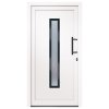 Vchodové dveře bílé 108 x 208 cm PVC 3157083