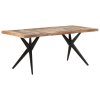 Jídelní stůl 180 x 90 x 76 cm masivní recyklované dřevo 323570