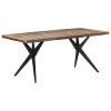 Jídelní stůl 180 x 90 x 76 cm masivní recyklované dřevo 323570