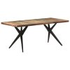 Jídelní stůl 180 x 90 x 76 cm masivní recyklované dřevo 323570