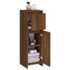 Koupelnová skříňka hnědý dub 30 x 30 x 95 cm kompozitní dřevo 815554