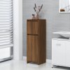 Koupelnová skříňka hnědý dub 30 x 30 x 95 cm kompozitní dřevo 815554