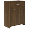 Koupelnová skříňka hnědý dub 60 x 33 x 80 cm kompozitní dřevo 815665