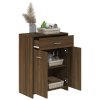 Koupelnová skříňka hnědý dub 60 x 33 x 80 cm kompozitní dřevo 815665