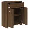 Koupelnová skříňka hnědý dub 60 x 33 x 80 cm kompozitní dřevo 815665