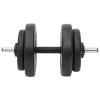 Sada obouruční a jednoručních činek se závažím 60 kg 3145025