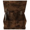 Úložný box kouřový dub 50 x 30 x 28 cm kompozitní dřevo 816501