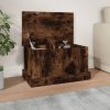 Úložný box kouřový dub 50 x 30 x 28 cm kompozitní dřevo 816501