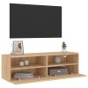 Nástěnná TV skříňka dub sonoma 100x30x30 cm kompozitní dřevo 836886