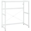 Koupelnový regál pod umyvadlo bílý 79 x 38 x 83 cm železo 338498