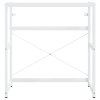 Koupelnový regál pod umyvadlo bílý 79 x 38 x 83 cm železo 338498