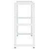 Koupelnový regál pod umyvadlo bílý 79 x 38 x 83 cm železo 338498