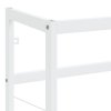 Koupelnový regál pod umyvadlo bílý 79 x 38 x 83 cm železo 338498