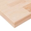Policová deska 100 x 20 x 2,5 cm masivní dubové dřevo bez úprav 342937