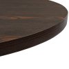 Bistro stůl MDF a ocel kulatý 80 x 75 cm 245610