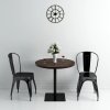 Bistro stůl MDF a ocel kulatý 80 x 75 cm 245610