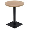 Bistro stůl MDF a ocel kulatý 60 x 75 cm 245612